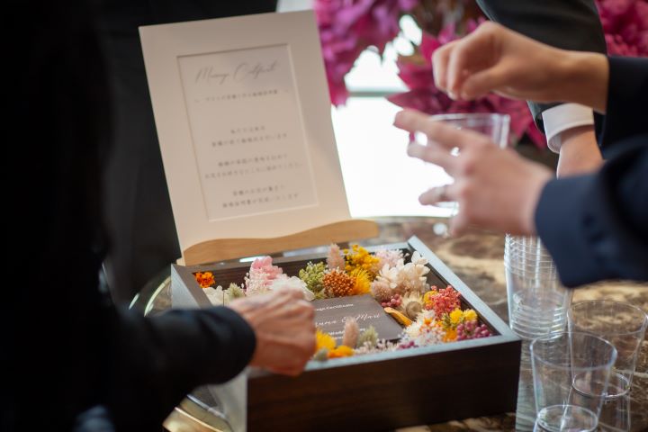 小さな結婚式表参道店♡　フラワーBOXセレモニー?